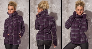 Schicke Jacke mit breitem Kragen