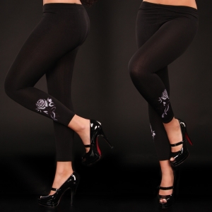 Leggs mit Blumen-Motiv