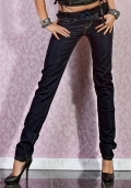 Jeans mit Strickbndchen